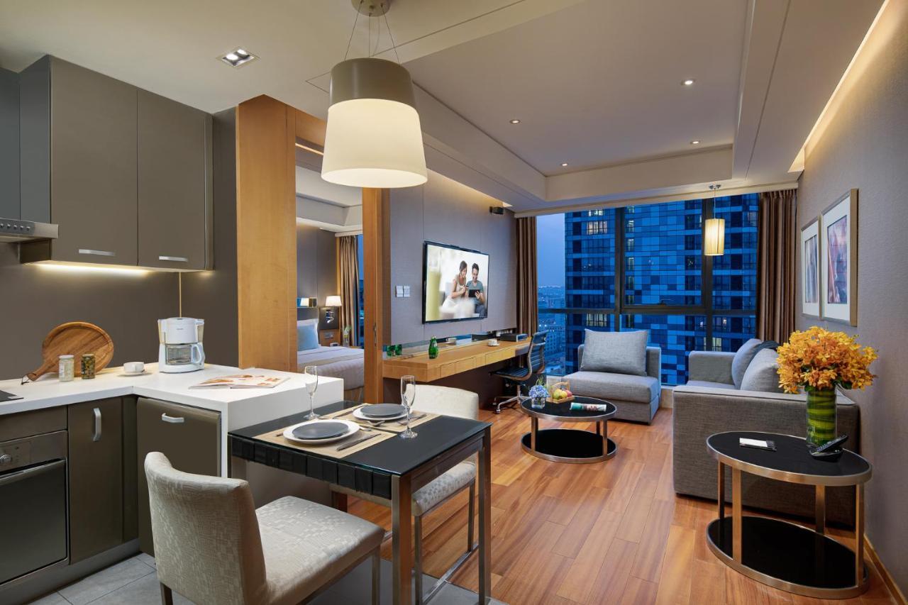 Ascott Raffles City Beijing Apartman Kültér fotó