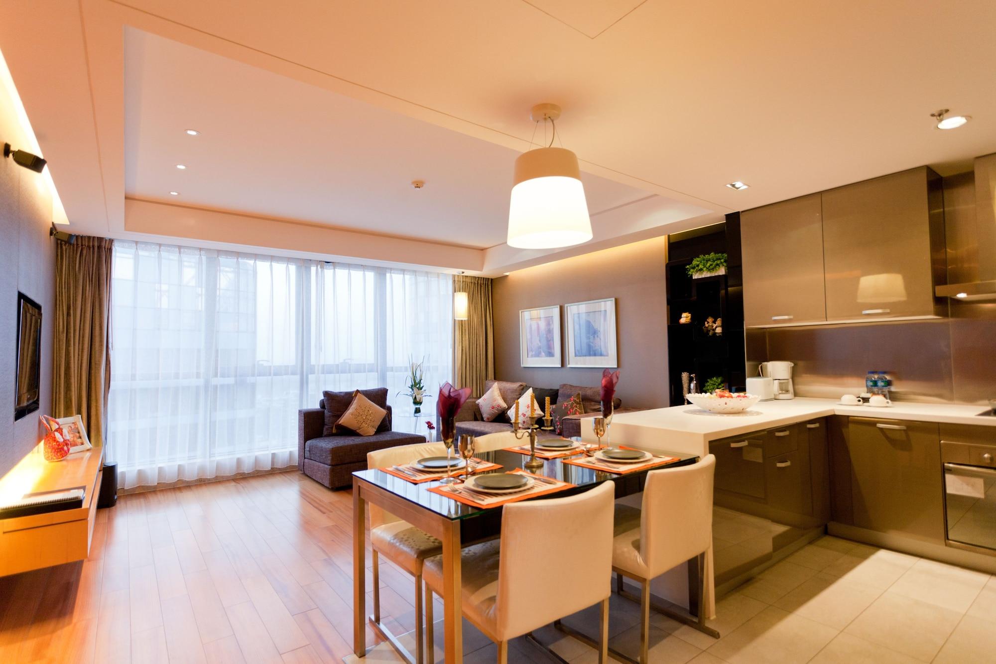 Ascott Raffles City Beijing Apartman Kültér fotó